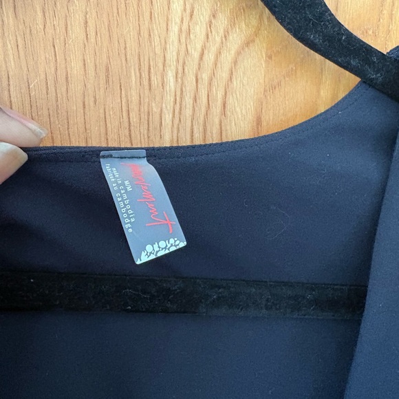 Free People Black Long Sleeve Bodysuit M - Picture 4 of 8